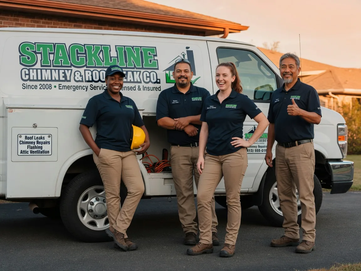Chimney flashing repair company in Belleville, KS